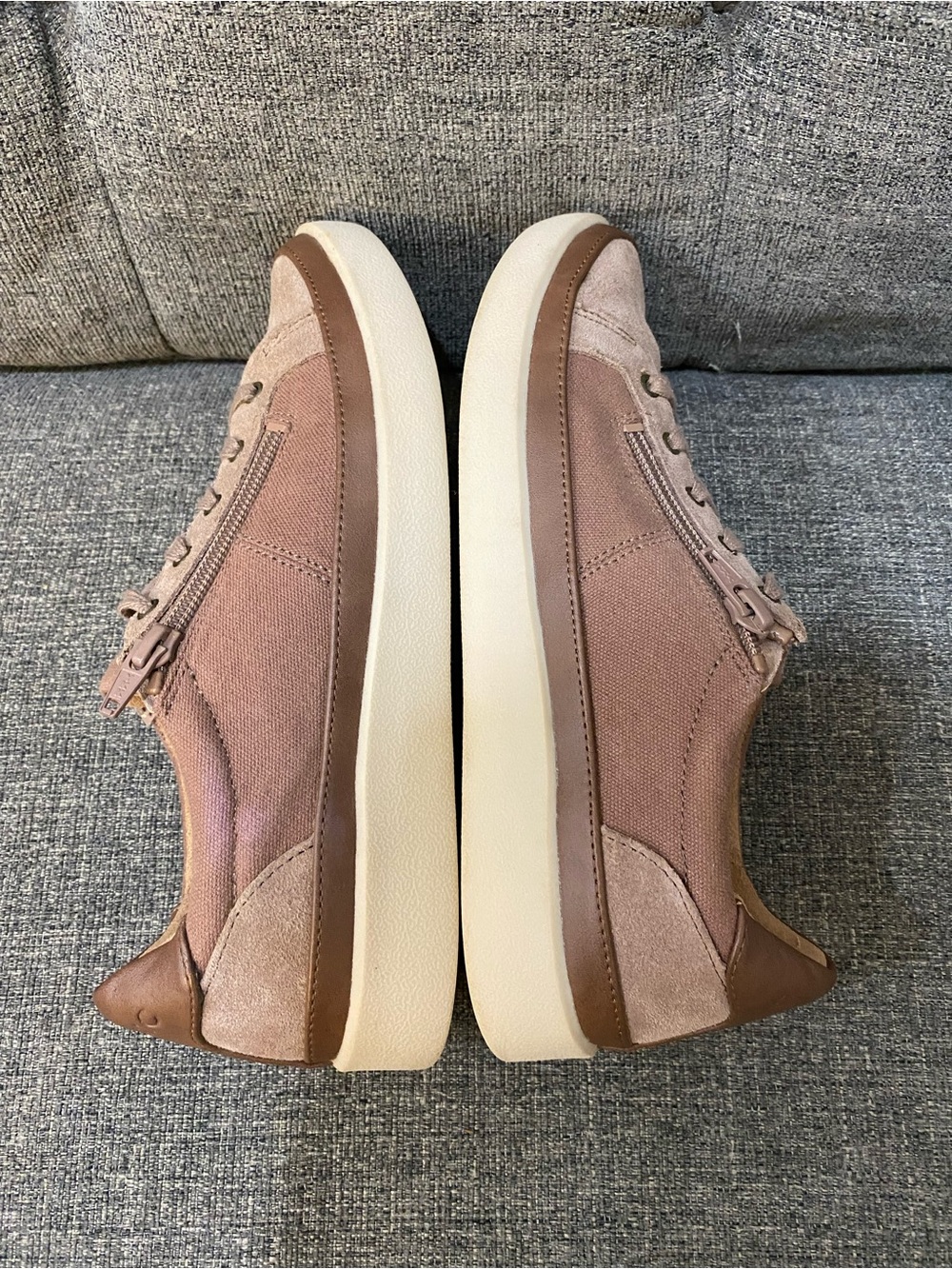 Vionic Mayra Suede & Canvas Lace-Up Sneakers Women’s Size 7.5 - Picture 9 of 11
